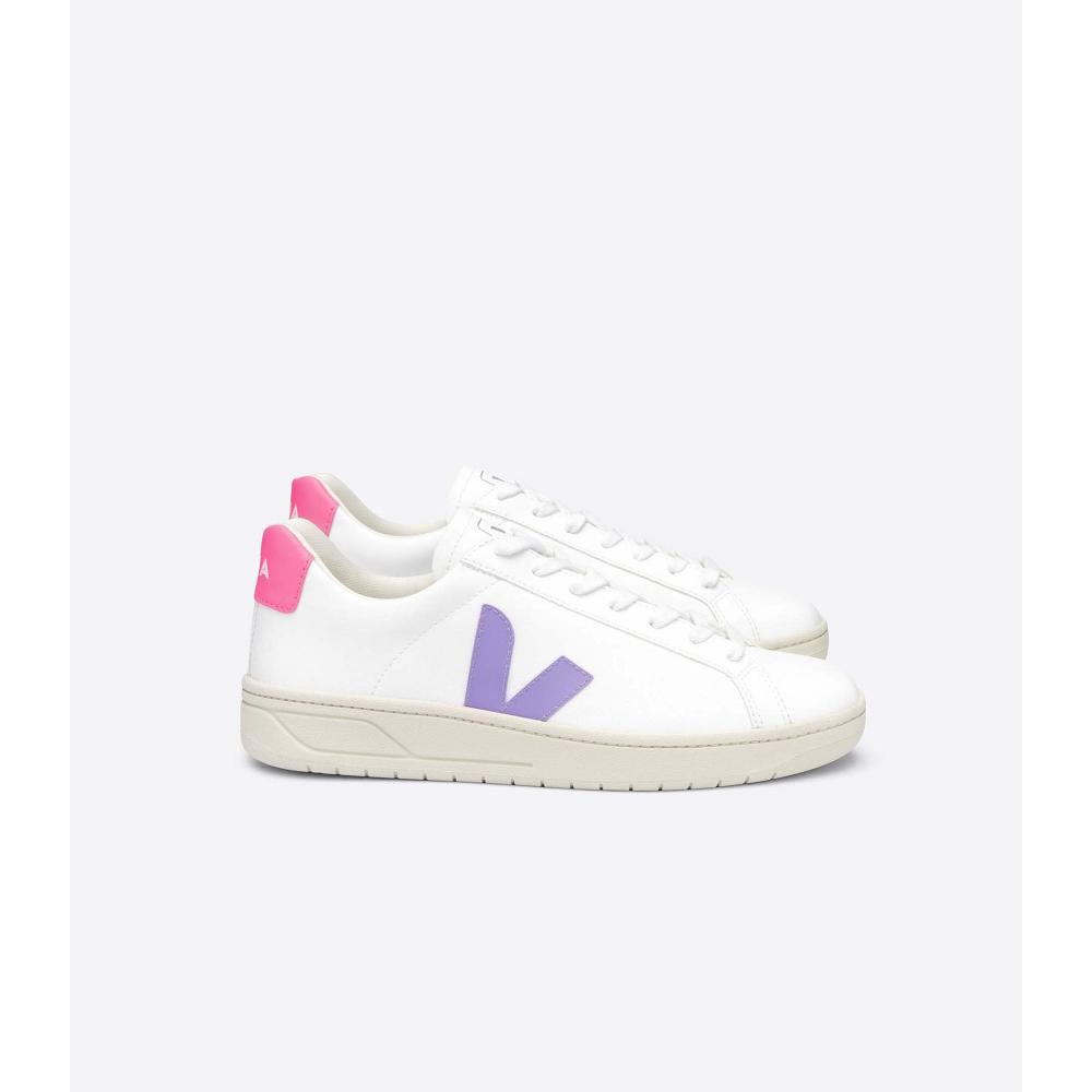 Veja URCA CWL Sko Dame White/Purple/Pink | NO 563CTV